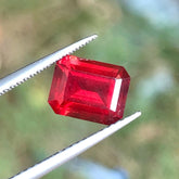 Faceted Radical Red Spessartite Garnet